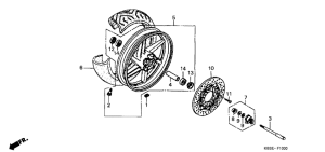 NSR125R Transom + tube