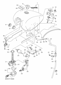 XVS950CUSP Tank fuel