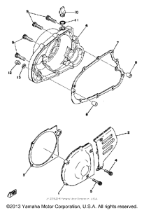YZ125X Боковые крышки