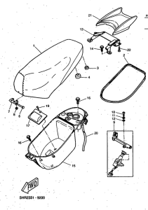 CW50RSP Selle. porte -bagages