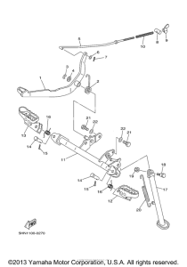 TTR90MC Подножки
