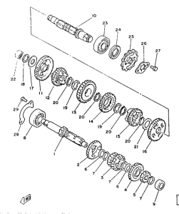 DT125 Трансмиссия