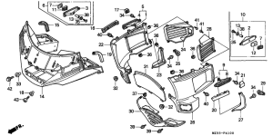 GL1500SE Обтекатель