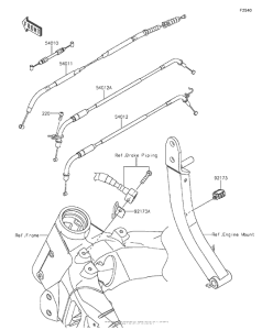 ZR1000 Тросы управления