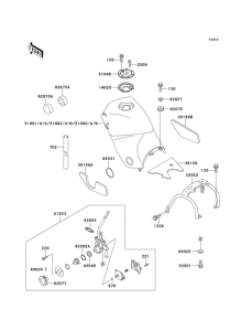 KLE500 Fuel tank(1 / 2)