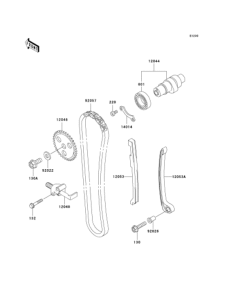 BJ250 Распредвал