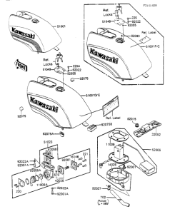 ZX750 Tank fuel