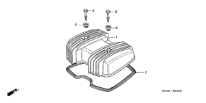 CM125C Крышка головки цилиндров