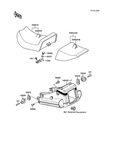 ZX1000 Сиденье