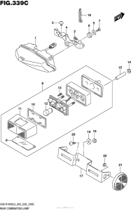 GSX-R1000 Rear Combination Lamp (Gsx-R1000L5 E33)