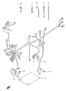 RMX250 Жгут проводов