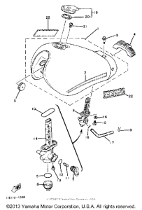 SR185J Топливный бак