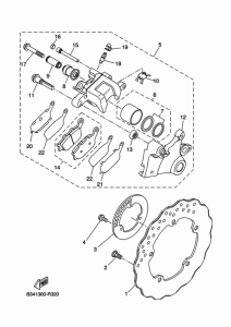 MTT690P-AB Задний суппорт