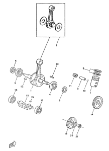 TZR50 Ciguenal. pisttn