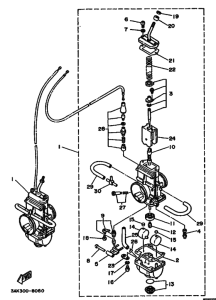 TZ250U Carburetor assy
