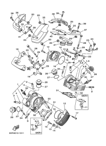 XVS250 Головка цилиндра