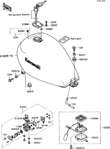VN750 Fuel tank(1 / 2)