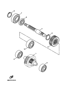 XF50 XF50X Трансмиссия