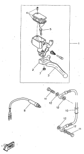 YQ50 Задний торм цилиндр