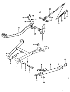 GS250 Подножки