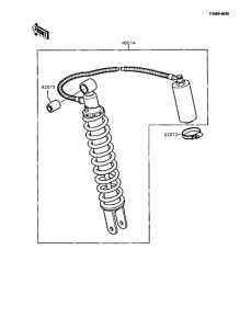 KMX125 Амортизатор