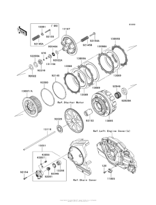 VN1700 Сцепление