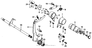 CT70 Вилка переключения передач
