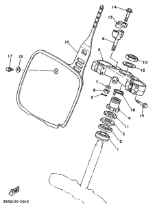 YZ125LC Управление