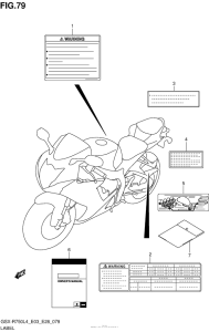 GSX-R750 Label (Gsx-R750L4 E33)