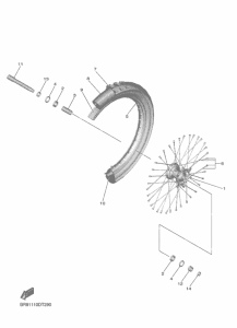  Переднее колесо