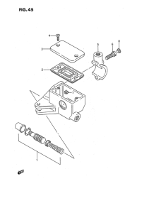 LS650 Передний тормозной цилиндр