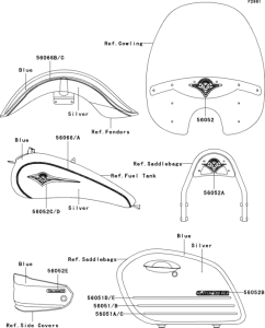  Наклейки (синие)