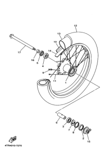 XVS400 ﾌﾛﾝﾄﾎｲｰﾙ