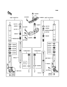 ZR1000 Передняя вилка