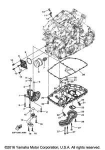 XT1200ZE Масляный насос