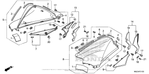 VFR1200F (DCT) Tank Cover