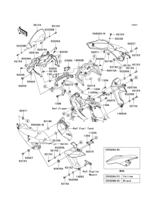 KLE650 Обтекатели
