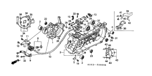 SJ100 Crankcase / oil pump