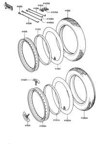 KZ1000 Колеса,покрышки