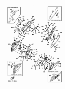 FZ09 Боковые обтекатели