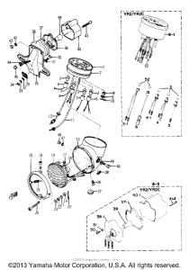 YR2C Headlight - tailight