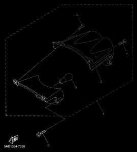 YN50 Taillight unit ass`y