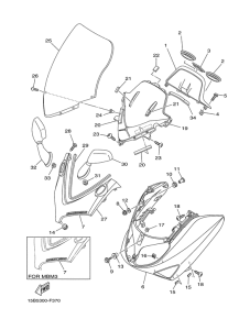 XP500A Стекло ветровое