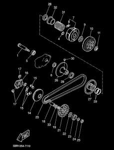 YQ50 Сцепление