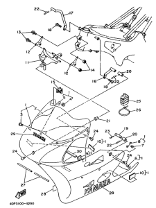 TZ250 Обтекатель 1