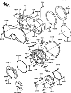  Крышки двигателя