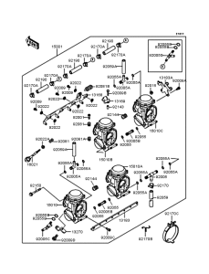 ZX400 Карбюратор