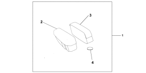 VT1100C2 Leather saddle bag