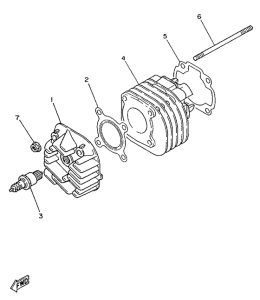 YA50R Головка цилиндров
