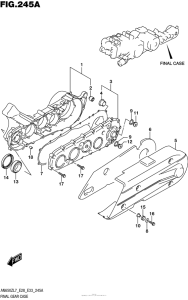 AN650Z Final Gear Case
